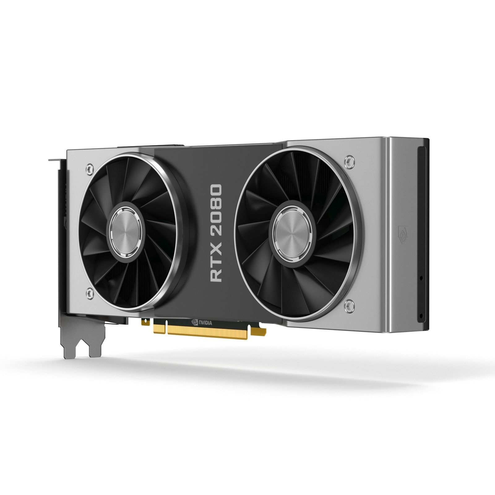 NVIDIA Geforce RTX 2080 Graphics Cards 3D model_3