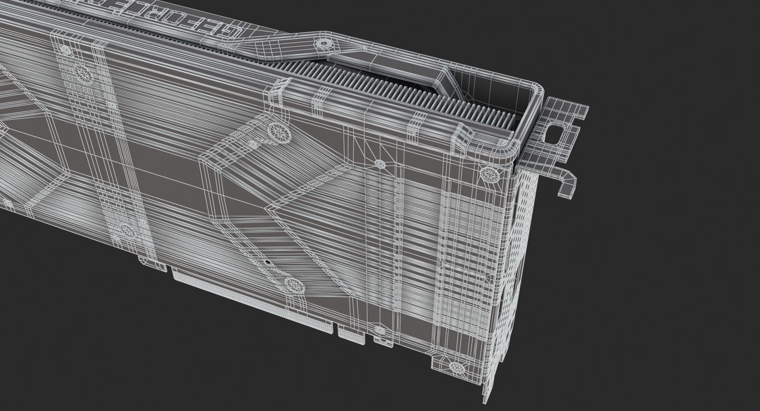 NVIDIA Geforce RTX 2080 Graphics Cards 3D model_20