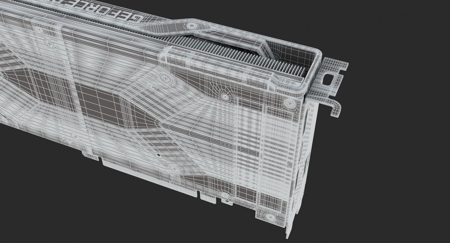 NVIDIA Geforce RTX 2080 Graphics Cards 3D model_21