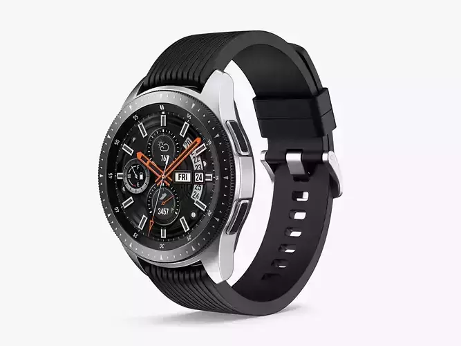 Samsung Galaxy Watch 42mm Midnight Black 2018 3D model