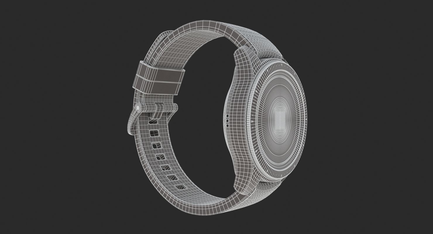 Samsung Galaxy Watch 42mm Midnight Black 2018 3D model_9