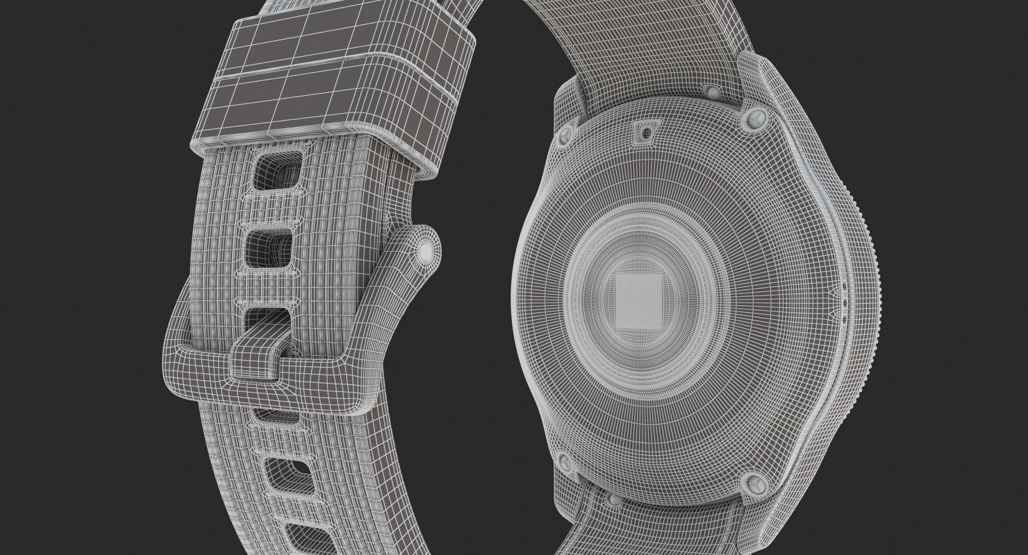 Samsung Galaxy Watch 42mm Midnight Black 2018 3D model_14