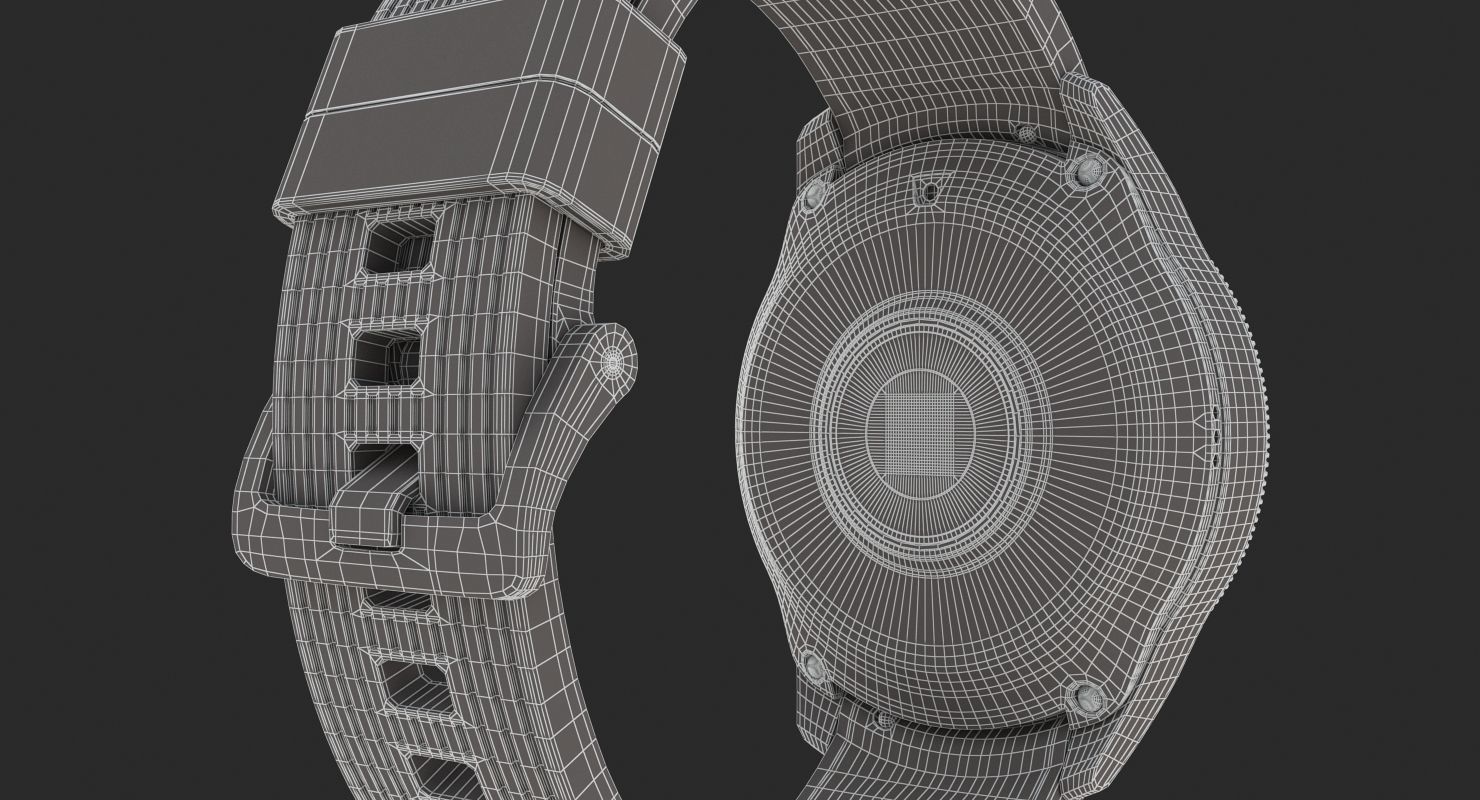 Samsung Galaxy Watch 42mm Midnight Black 2018 3D model_13