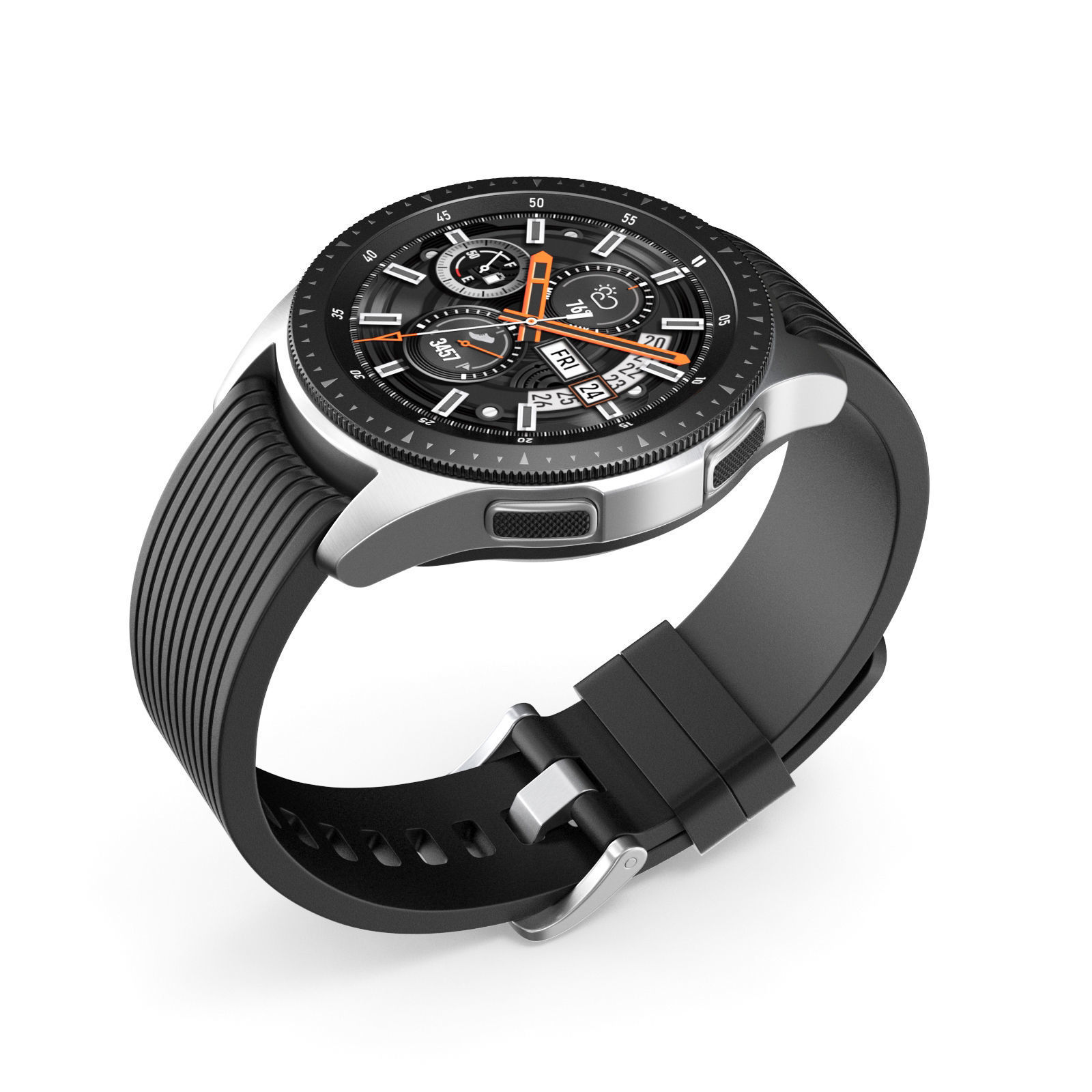 Samsung Galaxy Watch 42mm Midnight Black 2018 3D model_3