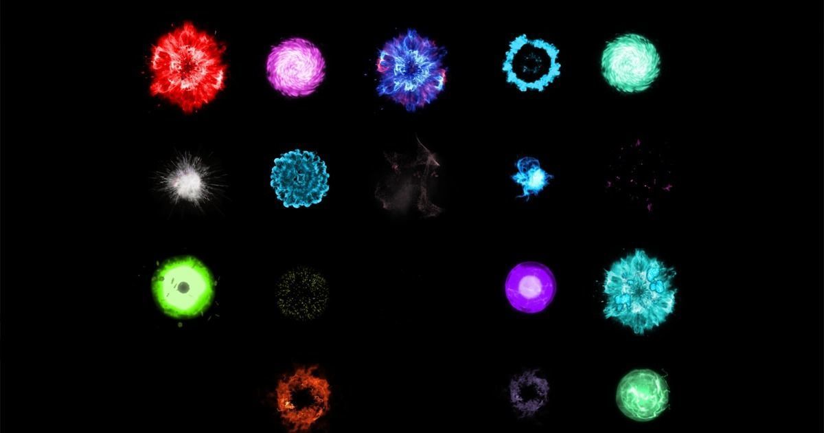 2d effects magic explosion animation sprite sheet Texture_0