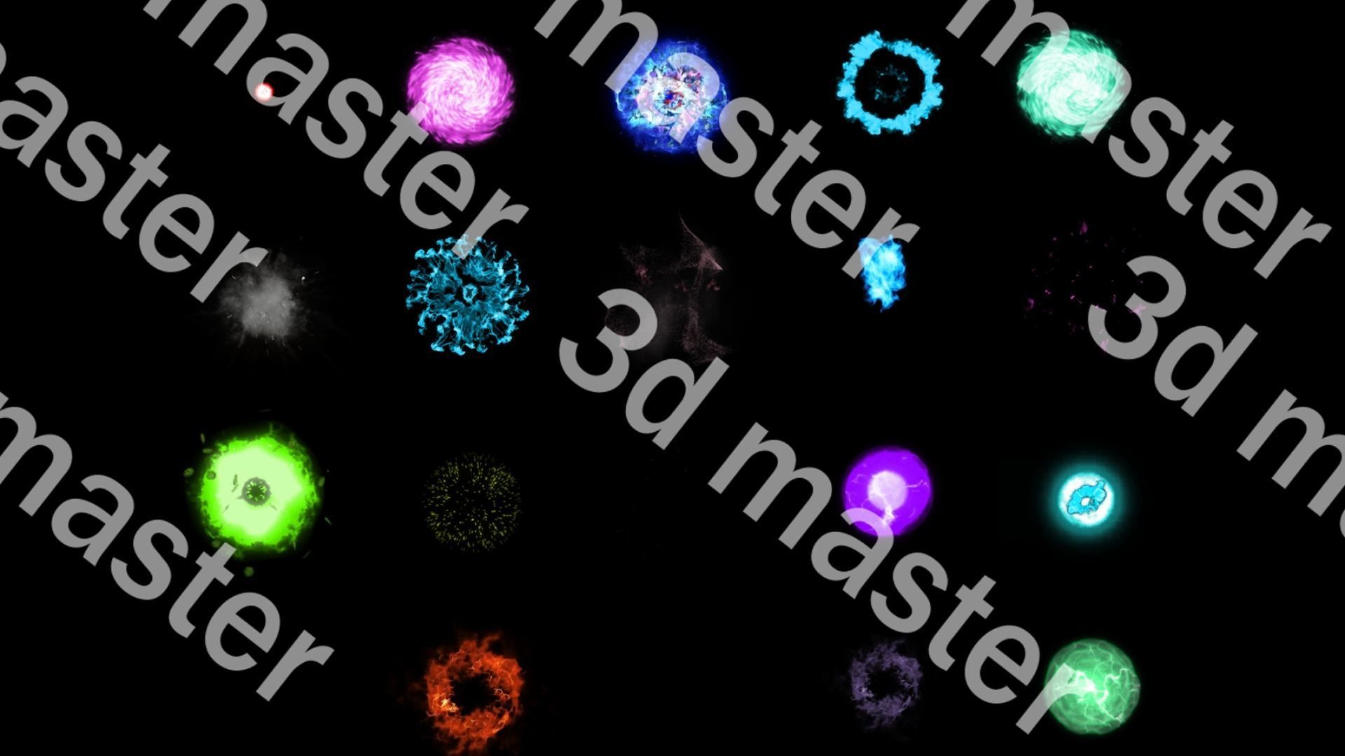 2d effects magic explosion animation sprite sheet Texture_3