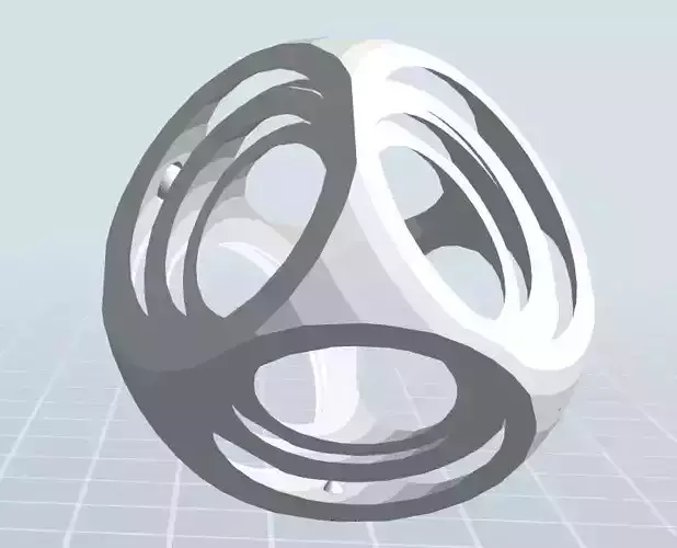Simple gyroscope  3D print model