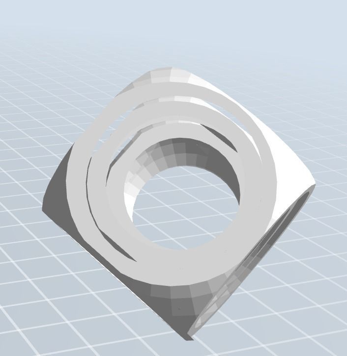 Simple gyroscope  3D print model_1