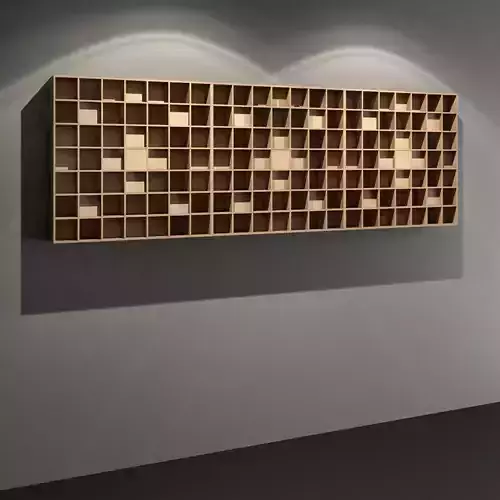 Spektrum Diffuser - recording studio wall panel 3D model