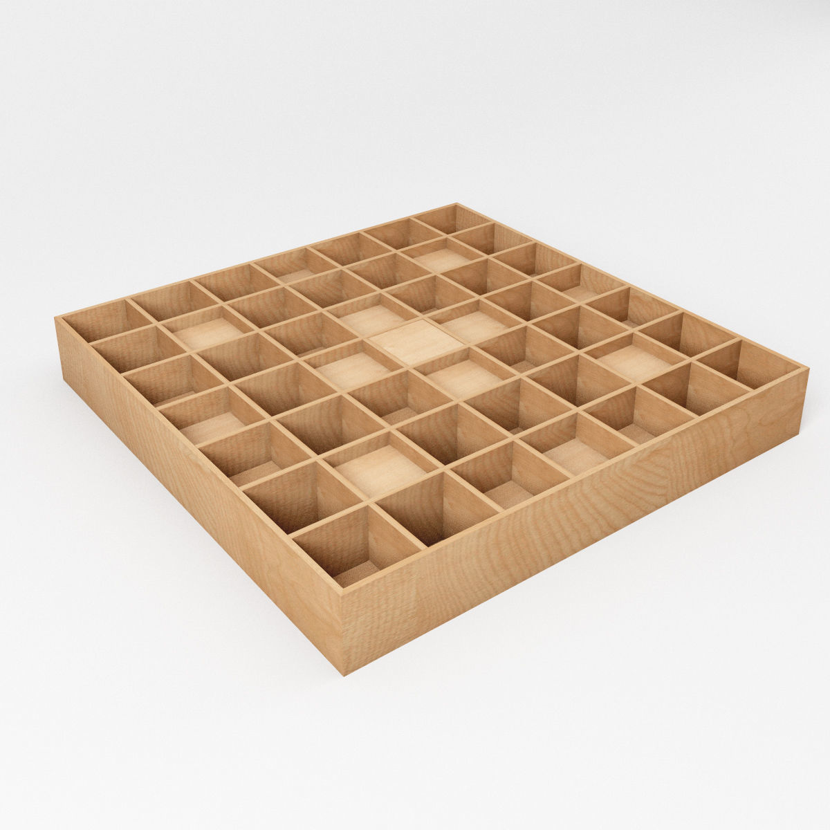 Spektrum Diffuser - recording studio wall panel 3D model_3