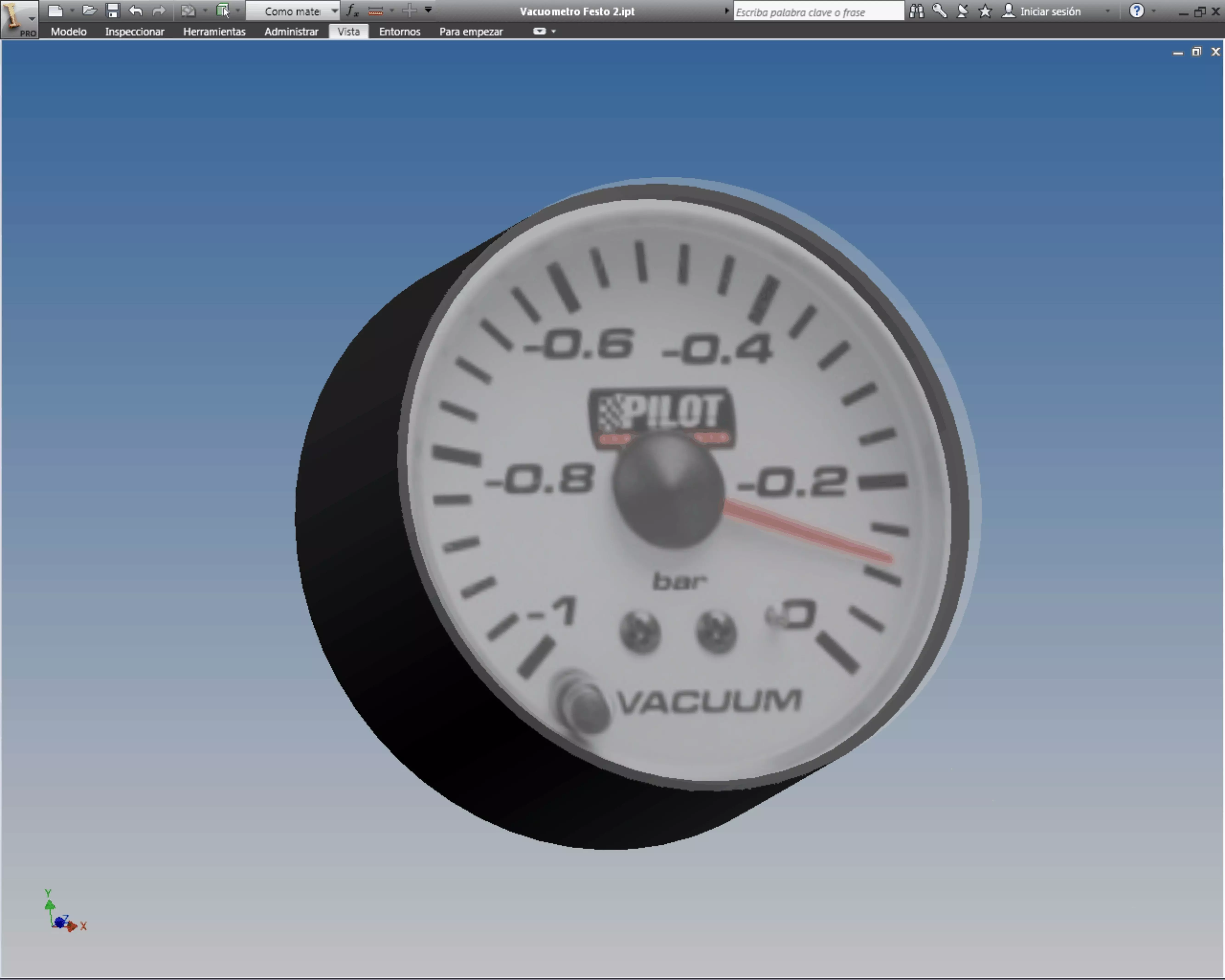 Vacuum Gauge Free 3D model