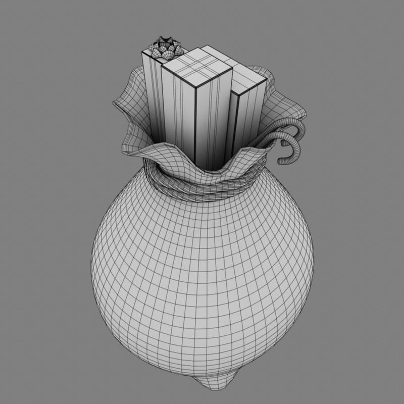 Santas Toy Sack 3D model_14