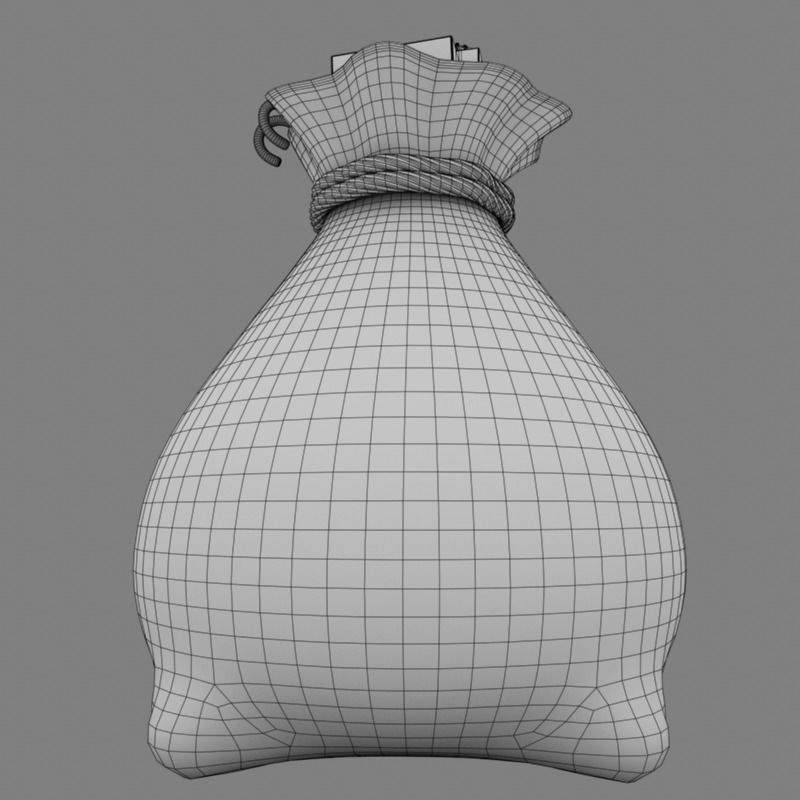 Santas Toy Sack 3D model_12