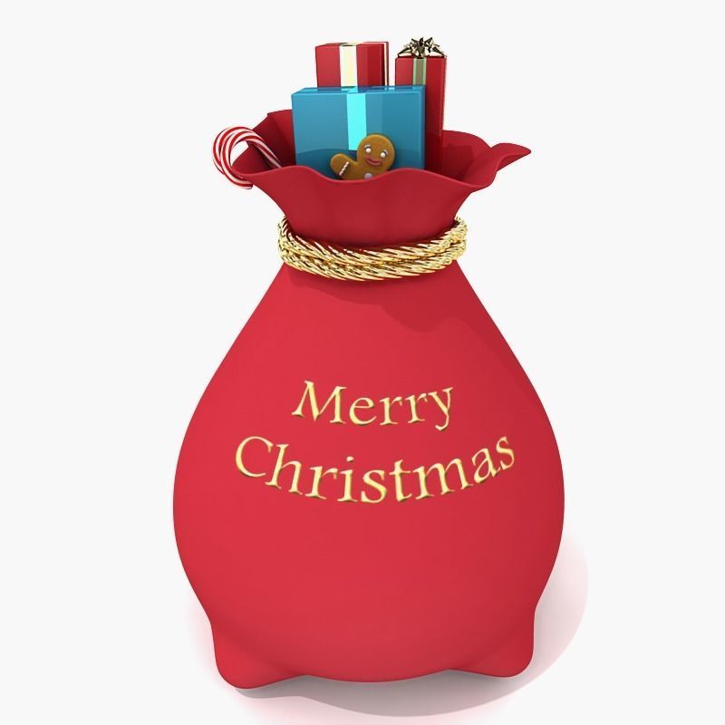 Santas Toy Sack 3D model_16