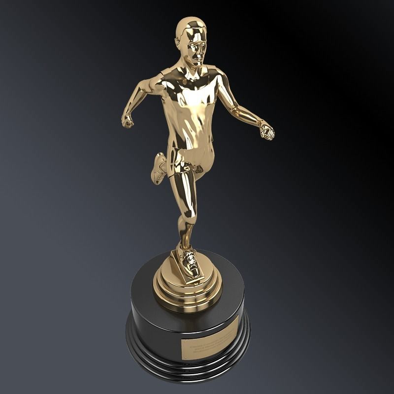 Runner Trophy 3D model_1