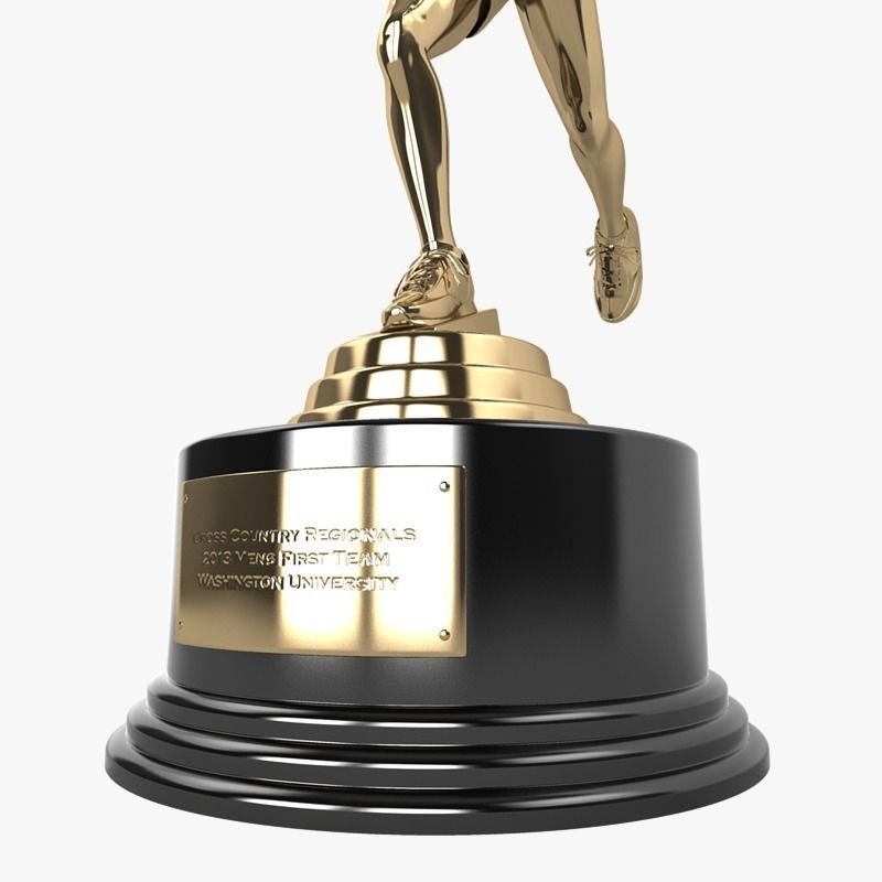 Runner Trophy 3D model_5