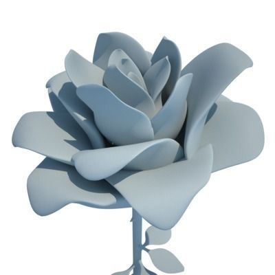 Roses rose 3D model_8