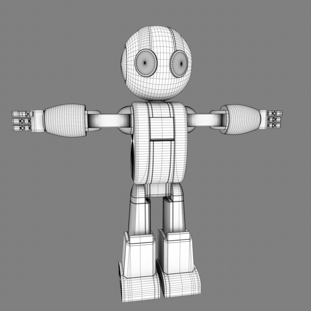 Robot 1 lego 3D model_10