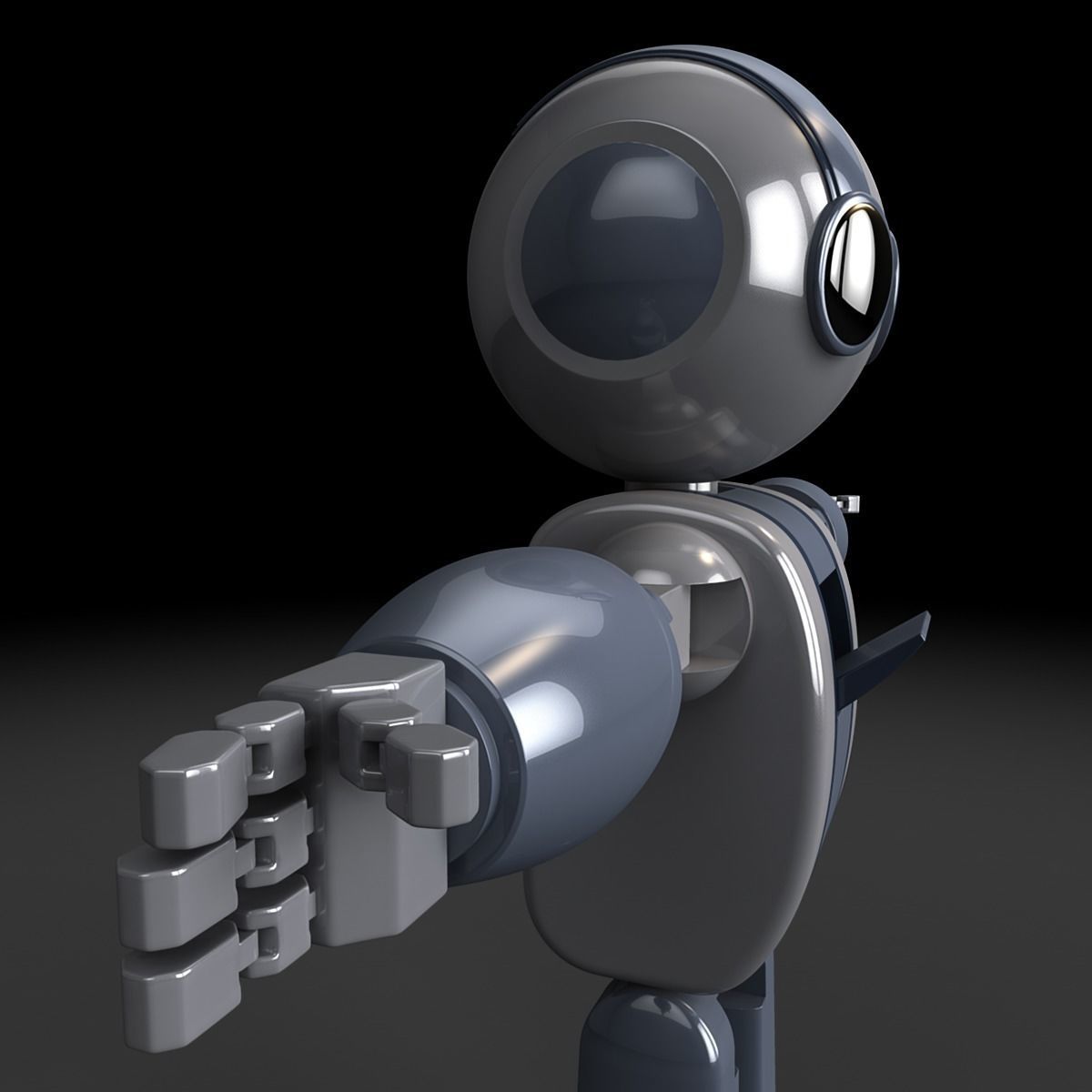 Robot 1 lego 3D model_5