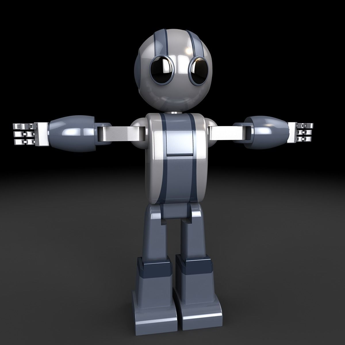 Robot 1 lego 3D model_1