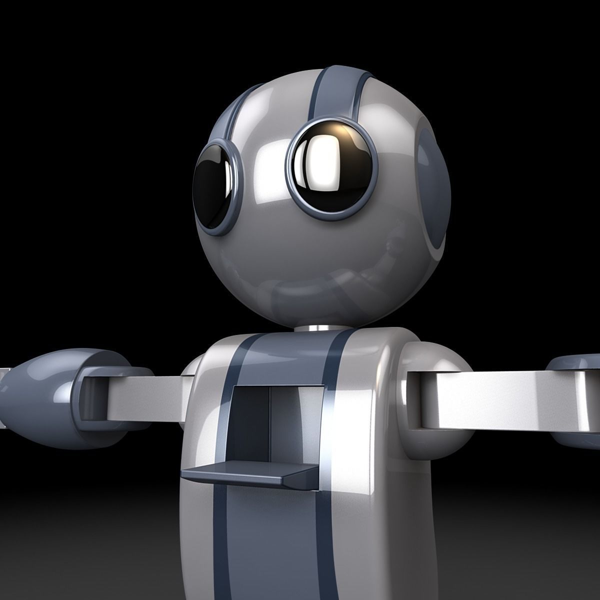 Robot 1 lego 3D model_4