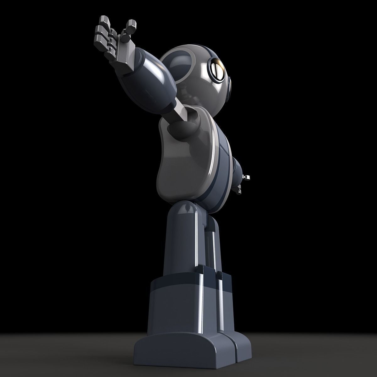 Robot 1 lego 3D model_2