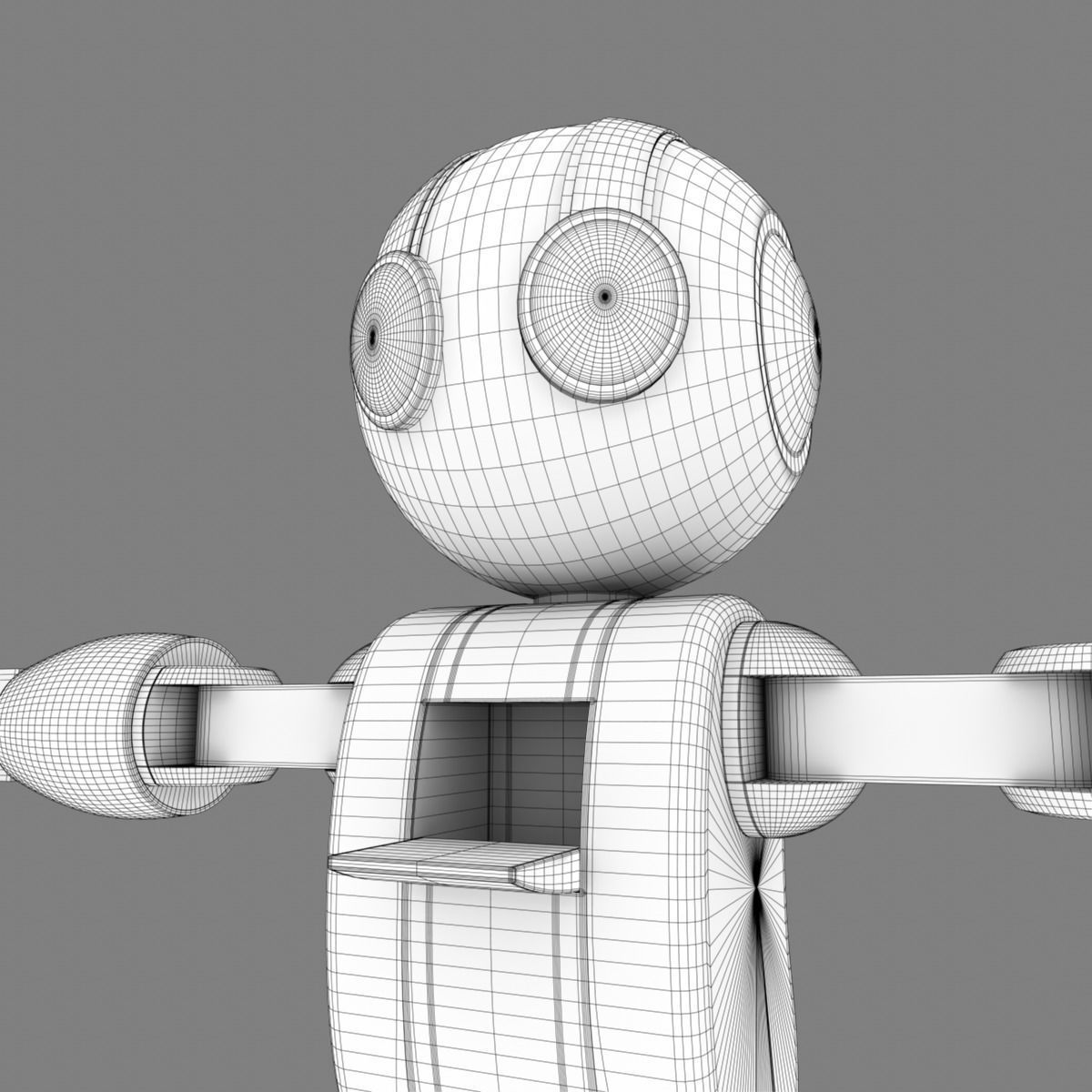 Robot 1 lego 3D model_14