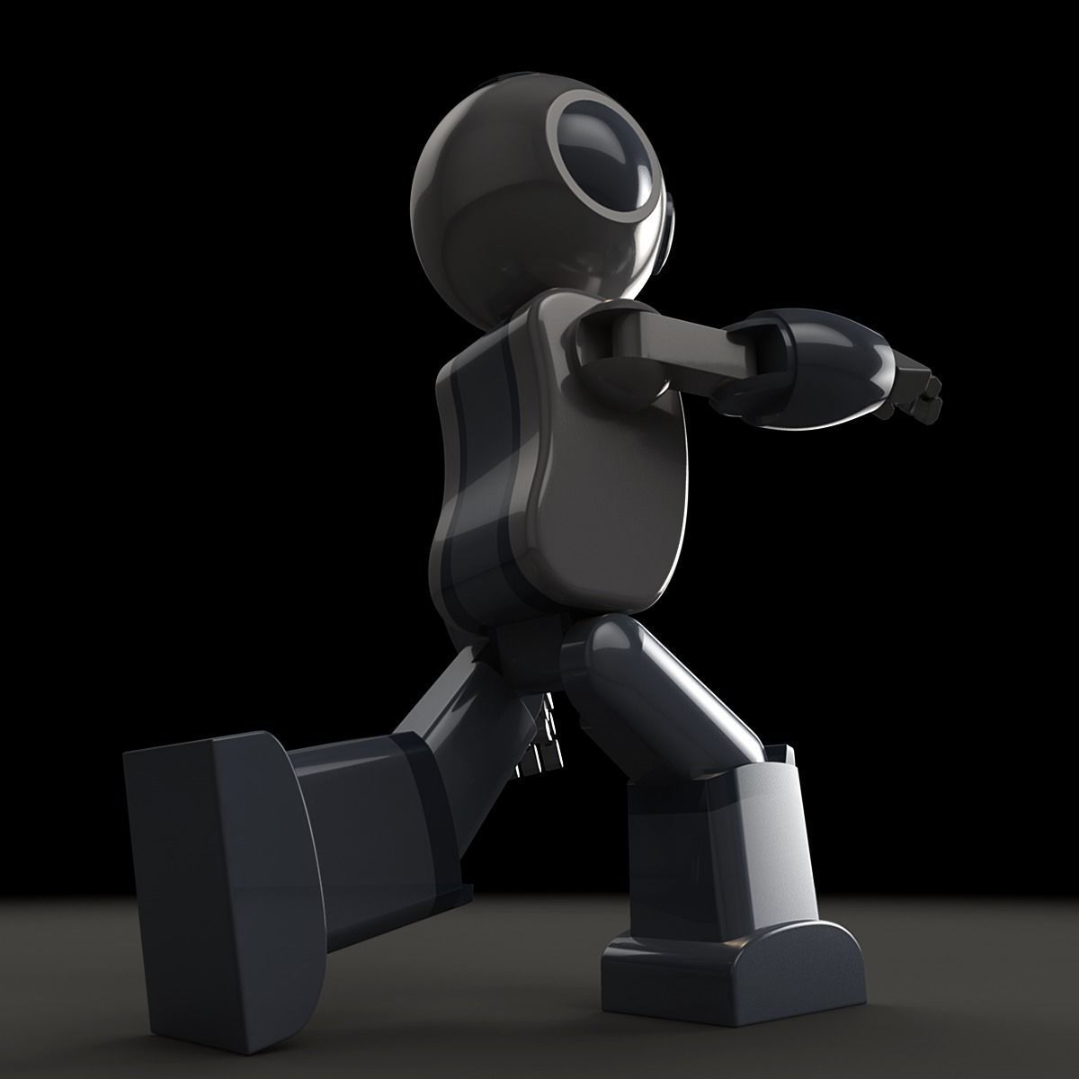 Robot 1 lego 3D model_8