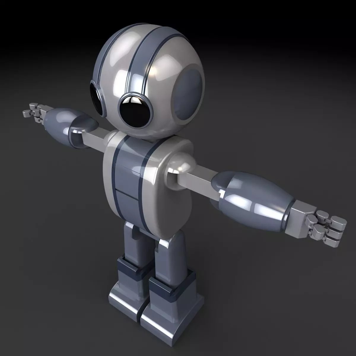 Robot 1 lego 3D model_0