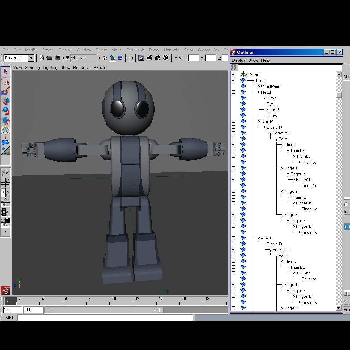 Robot 1 lego 3D model_17