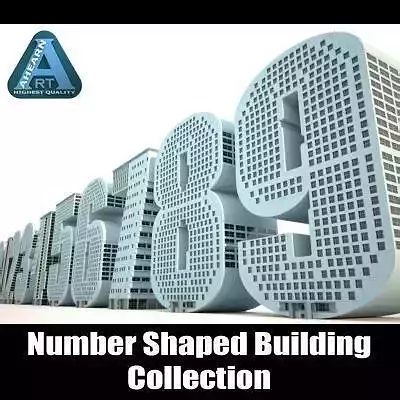 Number Buildings 3D model