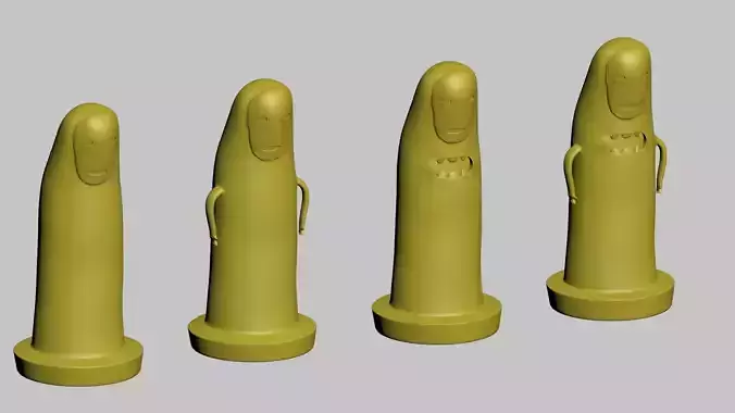 No Face Figure spirited away 3D print model