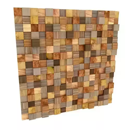 mosaic wood decoration