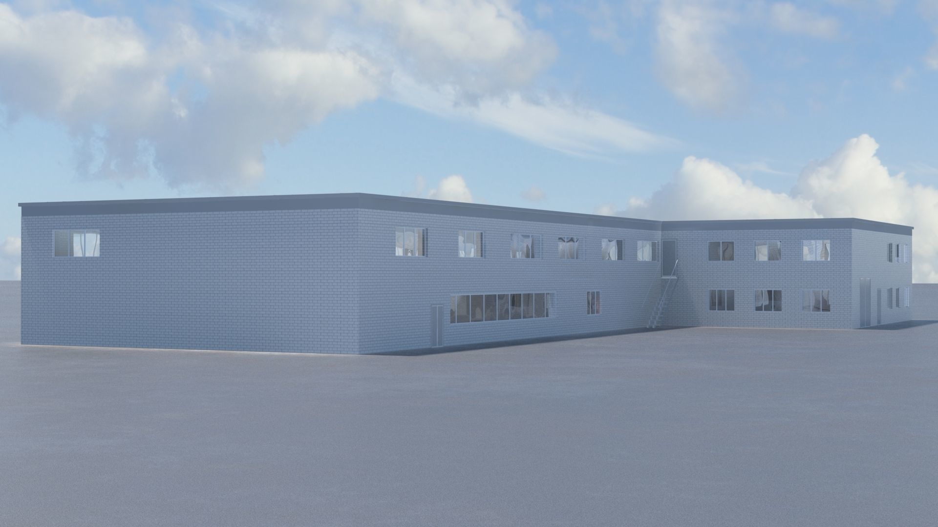  Building office v9 3D model_4