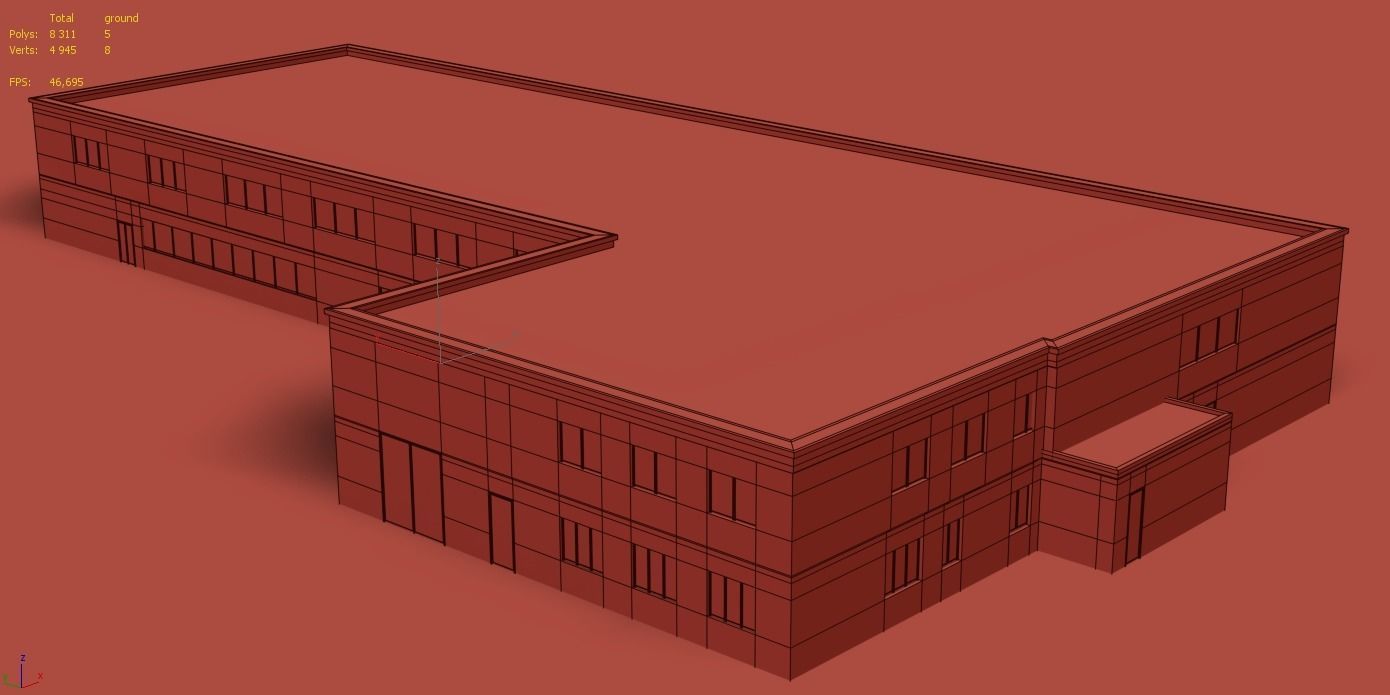  Building office v9 3D model_9