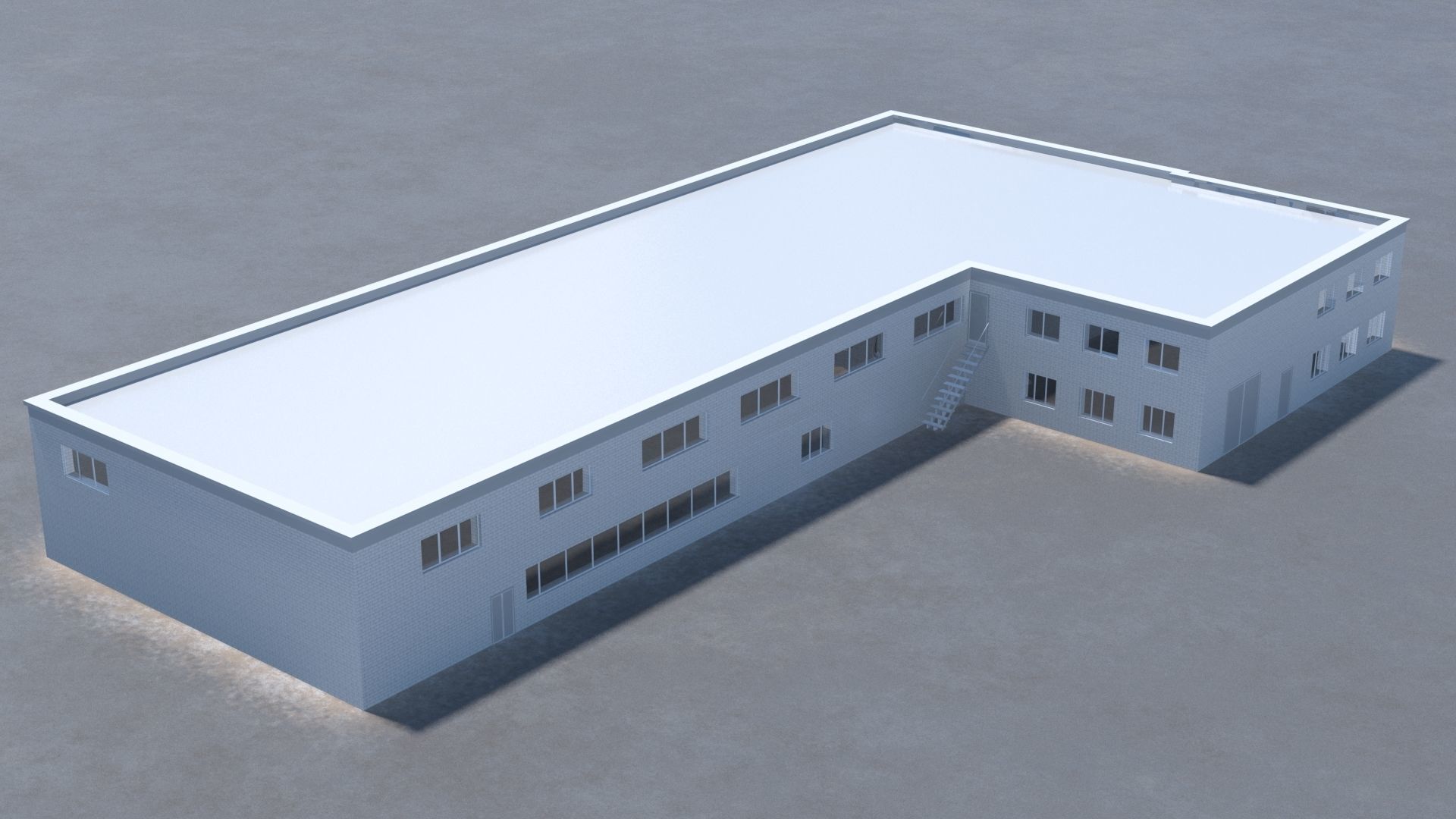  Building office v9 3D model_3