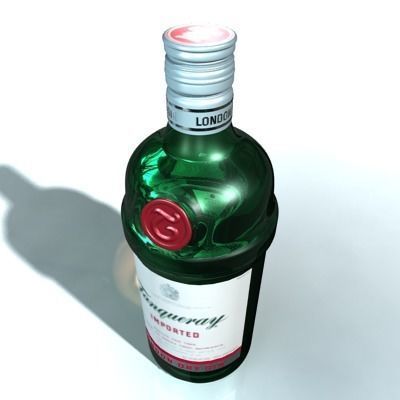 Tanqueray Bottle 3D model_6