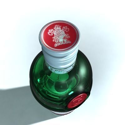 Tanqueray Bottle 3D model_2