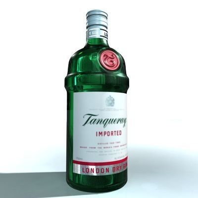 Tanqueray Bottle 3D model_4
