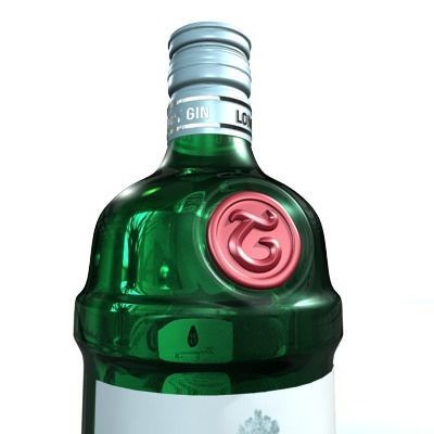 Tanqueray Bottle 3D model_1