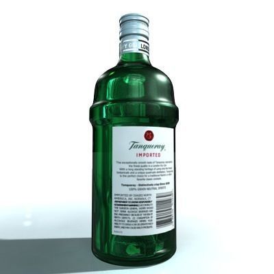 Tanqueray Bottle 3D model_5