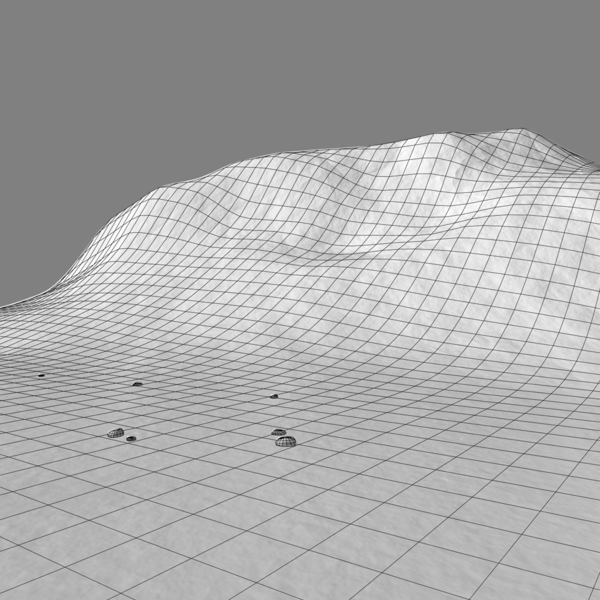 Snowy Mountain 3D model_18