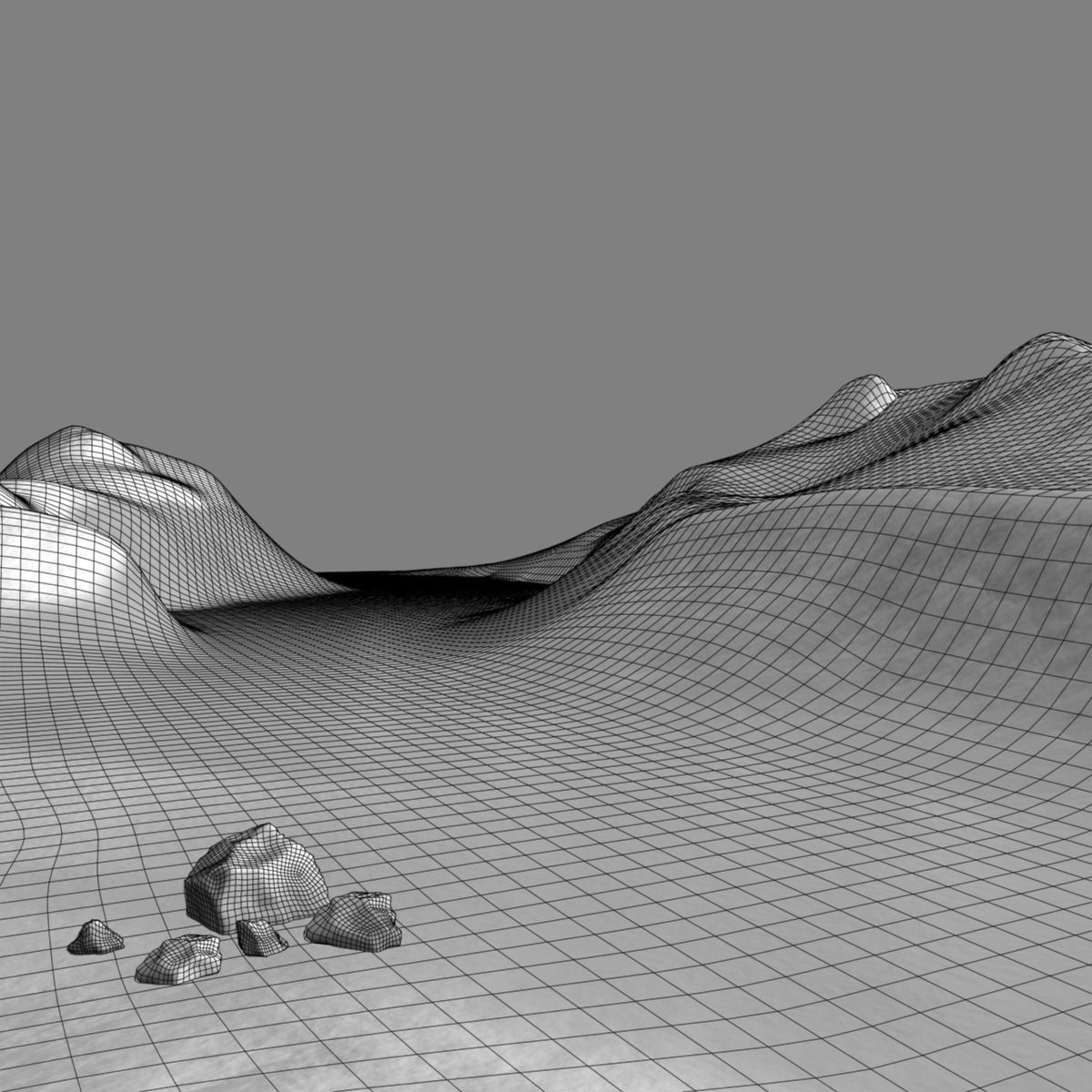 Snowy Mountain 3D model_15