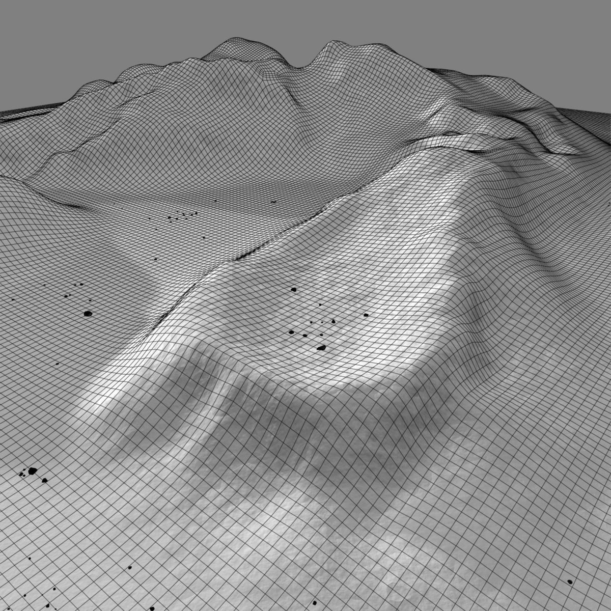Snowy Mountain 3D model_20