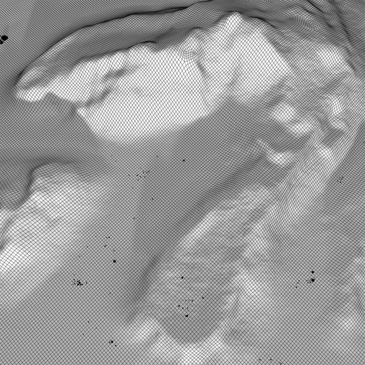 Snowy Mountain 3D model_19