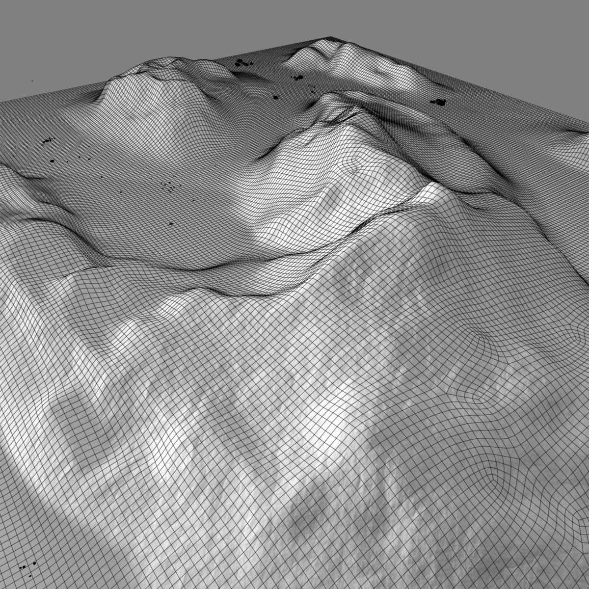 Snowy Mountain 3D model_17
