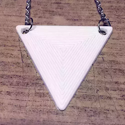 Triangle Pendant  3D print model