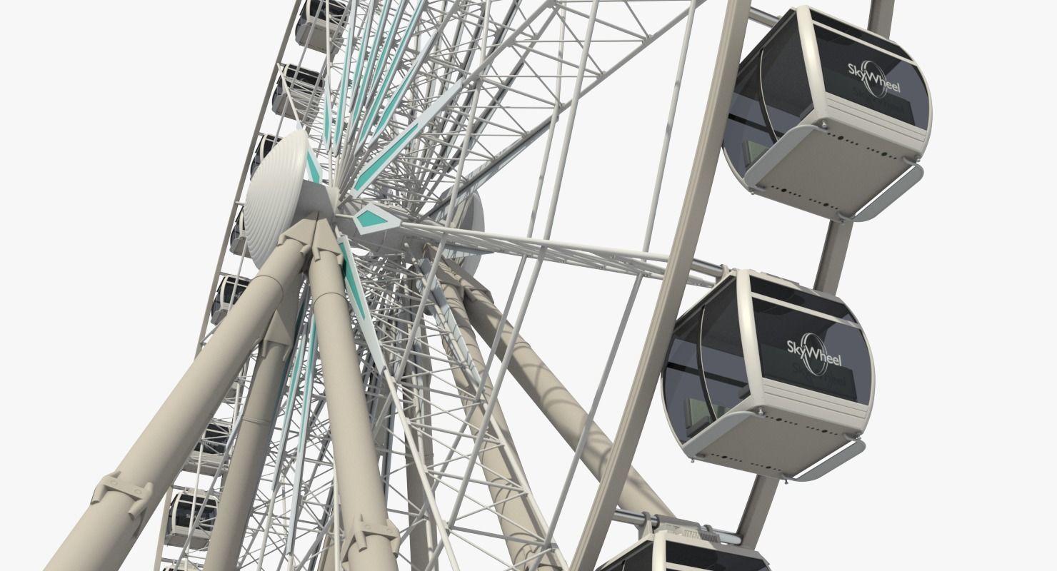 Sky Ferris Wheel 3D model_18