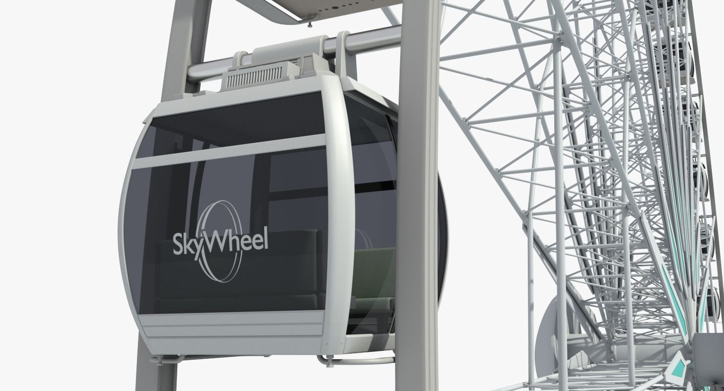 Sky Ferris Wheel 3D model_10
