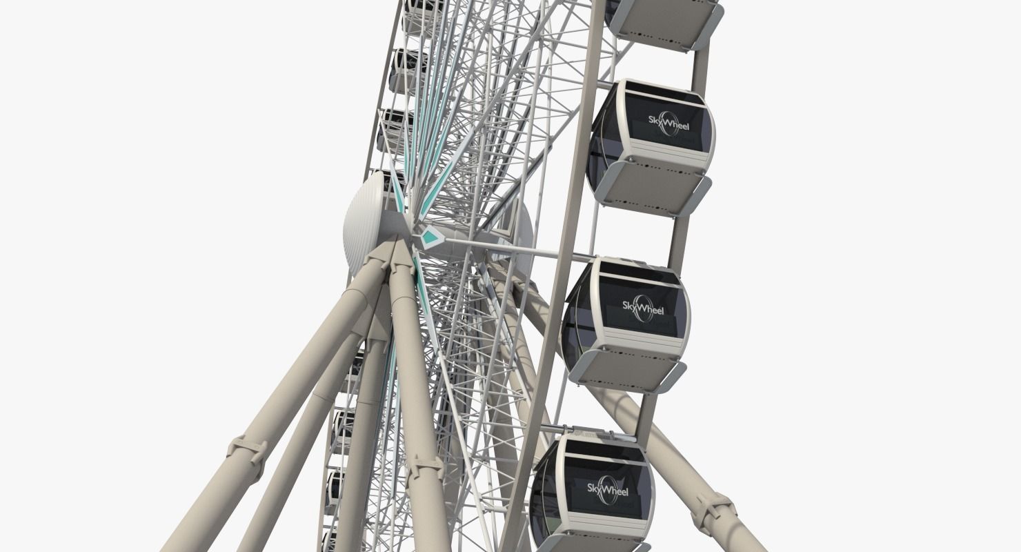 Sky Ferris Wheel 3D model_1